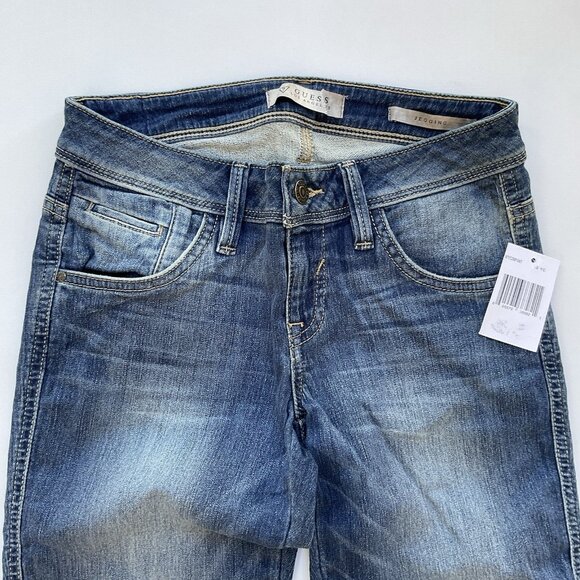 Guess Women’s Comfort Skinny Jeans Super Stretch Jeggings Fit Distressed Size 24 - Picture 8 of 13